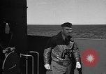 Image of Captain Wendell G.Switzer of the USS Wasp (CV-18) Atlantic Ocean, 1945, second 37 stock footage video 65675054314