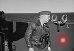 Image of Captain Wendell G.Switzer of the USS Wasp (CV-18) Atlantic Ocean, 1945, second 38 stock footage video 65675054314