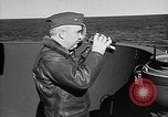 Image of Captain Wendell G.Switzer of the USS Wasp (CV-18) Atlantic Ocean, 1945, second 47 stock footage video 65675054314