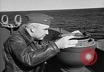 Image of Captain Wendell G.Switzer of the USS Wasp (CV-18) Atlantic Ocean, 1945, second 57 stock footage video 65675054314