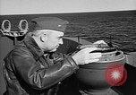 Image of Captain Wendell G.Switzer of the USS Wasp (CV-18) Atlantic Ocean, 1945, second 58 stock footage video 65675054314