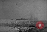 Image of USS Wasp torpedoed in World War 2 Pacific Theater, 1942, second 4 stock footage video 65675054323