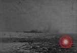 Image of USS Wasp torpedoed in World War 2 Pacific Theater, 1942, second 6 stock footage video 65675054323