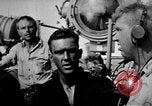 Image of USS Wasp torpedoed in World War 2 Pacific Theater, 1942, second 14 stock footage video 65675054323