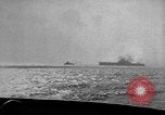 Image of USS Wasp torpedoed in World War 2 Pacific Theater, 1942, second 33 stock footage video 65675054323