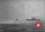 Image of USS Wasp torpedoed in World War 2 Pacific Theater, 1942, second 40 stock footage video 65675054323