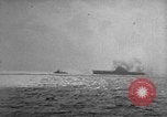 Image of USS Wasp torpedoed in World War 2 Pacific Theater, 1942, second 41 stock footage video 65675054323