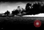 Image USS Wasp CV-7 torpillé pendant la Seconde Guerre mondiale Océan Pacifique, 1942, de la seconde 36 séquences d'archives historiques vidéo 65675054326