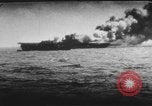 Image USS Wasp CV-7 torpillé pendant la Seconde Guerre mondiale Océan Pacifique, 1942, de la seconde 48 séquences d'archives historiques vidéo 65675054326