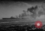 Image USS Wasp CV-7 torpillé pendant la Seconde Guerre mondiale Océan Pacifique, 1942, de la seconde 55 séquences d'archives historiques vidéo 65675054326