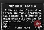 Image of Canadian military training in World War 1 Montreal Quebec Canada, 1915, second 1 stock footage video 65675054344