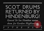 Image of General Sir Ian Hamilton Berlin Germany, 1934, second 4 stock footage video 65675054347