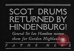 Image of General Sir Ian Hamilton Berlin Germany, 1934, second 6 stock footage video 65675054347
