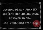 Standbild Philippe Petain Weinproben während Ersten Weltkrieg Frankreich, 1917, aus Sekunde 7 historischem Filmmaterial Videoclip 65675054357