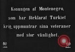 Immagine di Re Nicola I del Montenegro Montenegro, 1912, secondo 9 filmato di repertorio 65675054360