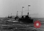 Image of French and British ships battle German ships World War 1 European Theater, 1916, second 5 stock footage video 65675054363