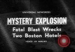Image of damaged hotels Boston Massachusetts USA, 1966, second 1 stock footage video 65675054386