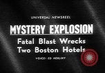 Image of damaged hotels Boston Massachusetts USA, 1966, second 5 stock footage video 65675054386