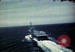 Standbild NATO Flugzeugträger während des Betriebs Strikeback Europa, 1957, aus Sekunde 9 historischem Filmmaterial Videoclip 65675054408