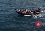 Image of junk boat Vietnam, 1965, second 17 stock footage video 65675054459