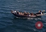 Image of junk boat Vietnam, 1965, second 19 stock footage video 65675054459
