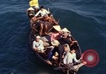 Image of junk boat Vietnam, 1965, second 31 stock footage video 65675054459