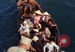 Image of junk boat Vietnam, 1965, second 34 stock footage video 65675054459