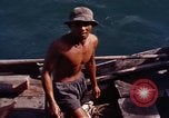 Image of junk boat Vietnam, 1965, second 39 stock footage video 65675054459