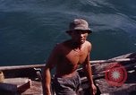 Image of junk boat Vietnam, 1965, second 40 stock footage video 65675054459