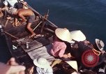 Image of junk boat Vietnam, 1965, second 41 stock footage video 65675054459