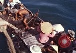 Image of junk boat Vietnam, 1965, second 42 stock footage video 65675054459