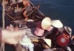 Image of junk boat Vietnam, 1965, second 45 stock footage video 65675054459
