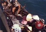 Image of junk boat Vietnam, 1965, second 46 stock footage video 65675054459