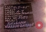 Image of Damage from U.S. bombing Yokohama Japan, 1945, second 1 stock footage video 65675054461