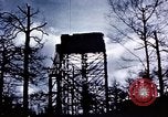 Standbild US Army Antiaircraft Tower in der Nähe Flugplatz Avril Frankreich, 1945, aus Sekunde 10 historischem Filmmaterial Videoclip 65675054475