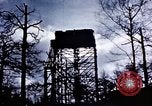 Standbild US Army Antiaircraft Tower in der Nähe Flugplatz Avril Frankreich, 1945, aus Sekunde 16 historischem Filmmaterial Videoclip 65675054475