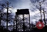 Standbild US Army Antiaircraft Tower in der Nähe Flugplatz Avril Frankreich, 1945, aus Sekunde 17 historischem Filmmaterial Videoclip 65675054475