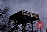 Standbild US Army Antiaircraft Tower in der Nähe Flugplatz Avril Frankreich, 1945, aus Sekunde 45 historischem Filmmaterial Videoclip 65675054475