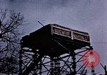 Standbild US Army Antiaircraft Tower in der Nähe Flugplatz Avril Frankreich, 1945, aus Sekunde 47 historischem Filmmaterial Videoclip 65675054475