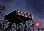 Standbild US Army Antiaircraft Tower in der Nähe Flugplatz Avril Frankreich, 1945, aus Sekunde 50 historischem Filmmaterial Videoclip 65675054475