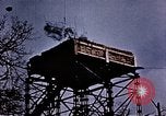 Standbild US Army Antiaircraft Tower in der Nähe Flugplatz Avril Frankreich, 1945, aus Sekunde 56 historischem Filmmaterial Videoclip 65675054475
