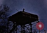 Standbild US Army Antiaircraft Tower in der Nähe Flugplatz Avril Frankreich, 1945, aus Sekunde 60 historischem Filmmaterial Videoclip 65675054475
