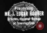 Standbild J Edgar Hoover Leiter der FBI United States USA, 1940, aus Sekunde 31 historischem Filmmaterial Videoclip 65675054485