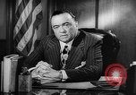 Standbild J Edgar Hoover Leiter der FBI United States USA, 1940, aus Sekunde 46 historischem Filmmaterial Videoclip 65675054485