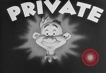 Standbild Private Snafu United States USA, 1943, aus Sekunde 3 historischem Filmmaterial Videoclip 65675054492