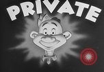 Standbild Private Snafu United States USA, 1943, aus Sekunde 4 historischem Filmmaterial Videoclip 65675054492
