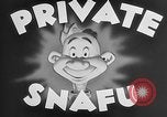 Standbild Private Snafu United States USA, 1943, aus Sekunde 7 historischem Filmmaterial Videoclip 65675054492