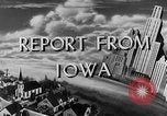 Standbild routinemäßige Aktivitäten Iowa United States USA, 1944, aus Sekunde 7 historischem Filmmaterial Videoclip 65675054495