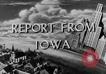 Standbild routinemäßige Aktivitäten Iowa United States USA, 1944, aus Sekunde 8 historischem Filmmaterial Videoclip 65675054495