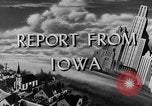 Standbild routinemäßige Aktivitäten Iowa United States USA, 1944, aus Sekunde 10 historischem Filmmaterial Videoclip 65675054495